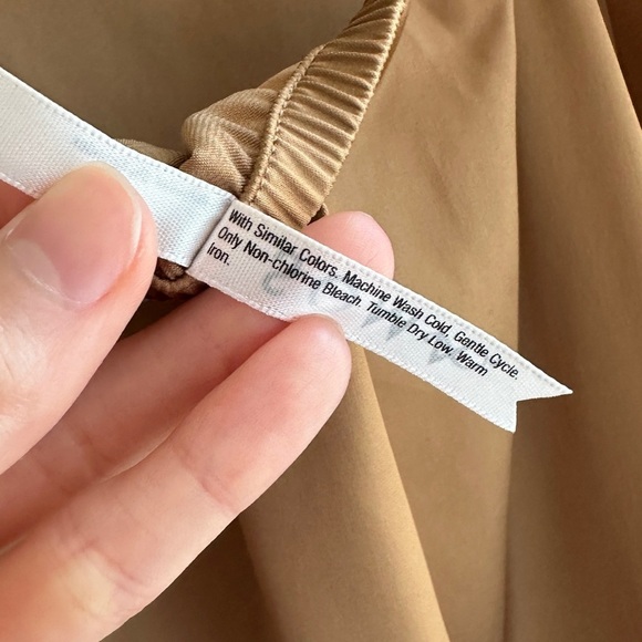 Soma Satin Tank Top, Beige/Tan, Size Medium - Picture 12 of 16